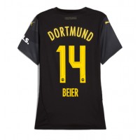 Borussia Dortmund Maximilian Beier #14 Bortedrakt Dame 2024-25 Kortermet